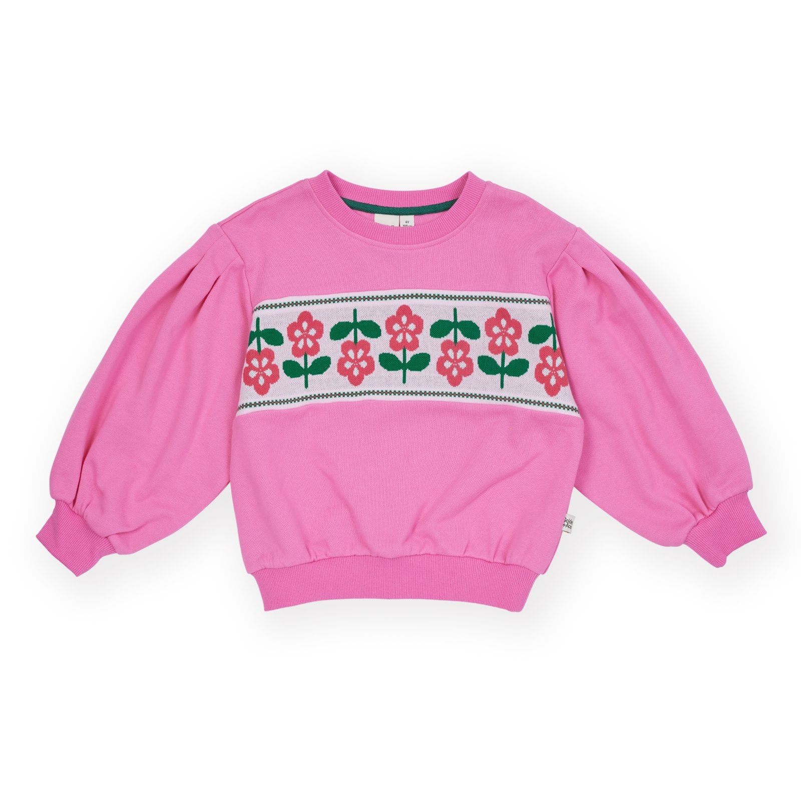 Goldie & Ace Flower Garden Sweater, product flat lay 2