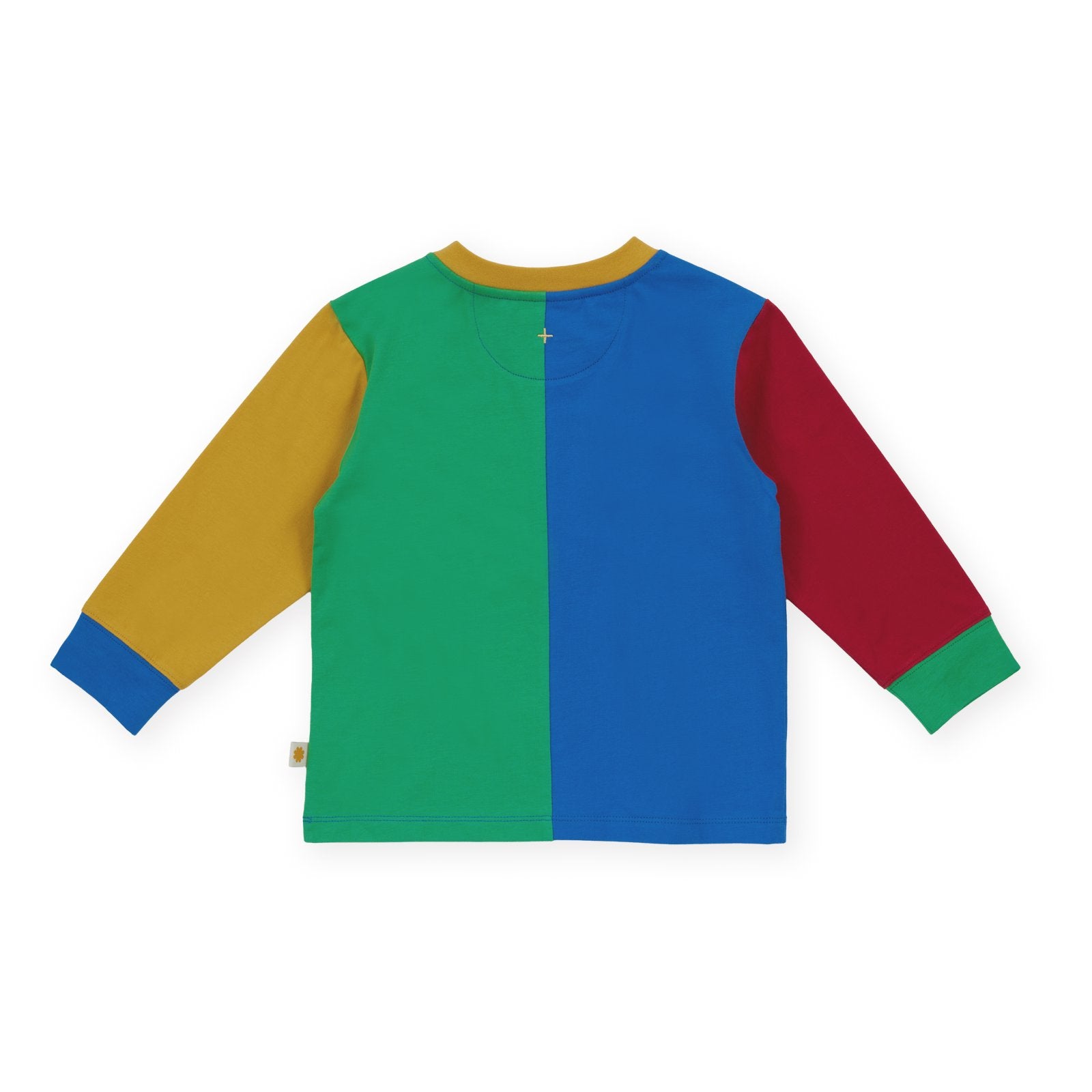 Goldie & Ace Splice Colour Block Long Sleeve Top, product flat lay 2