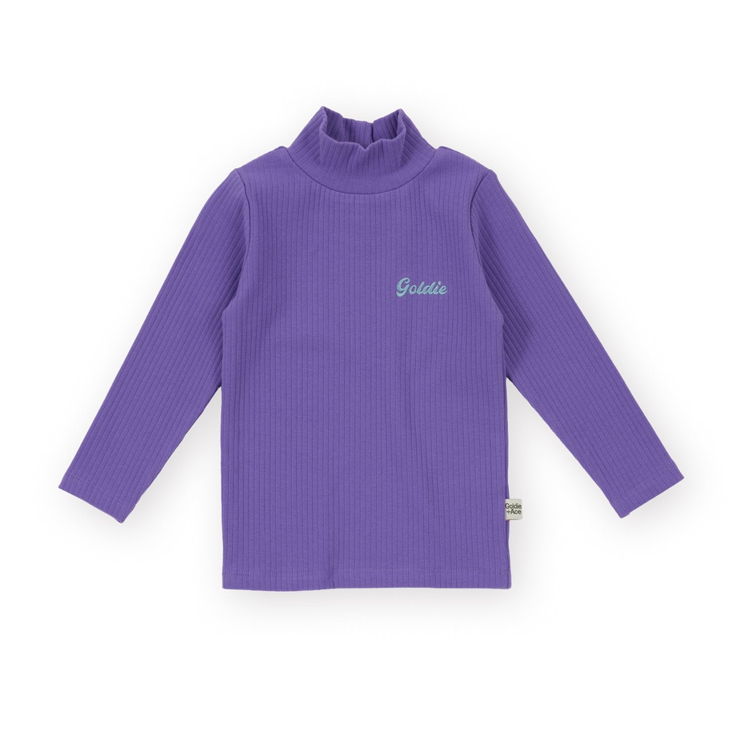 Goldie & Ace Embroidered Rib Skivvy Grape, product shot