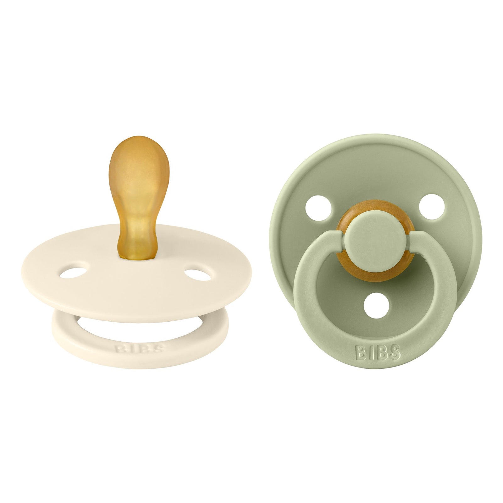 BIBS Symmetrical 2 Pack Dummy - Ivory/Sage