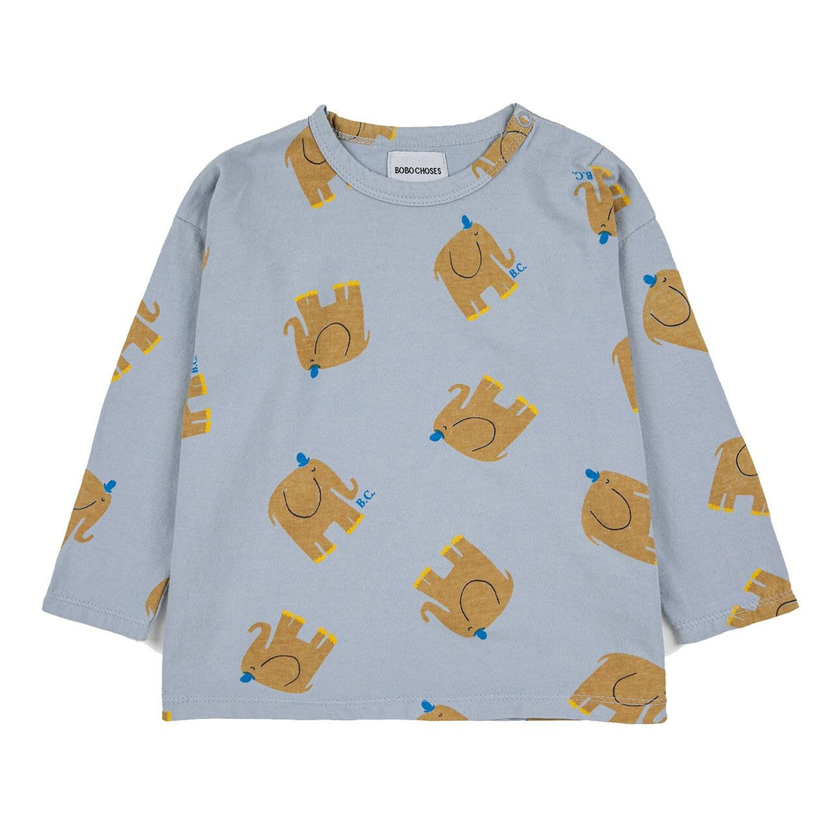 Baby The Elephant All Over Long Sleeve T-Shirt