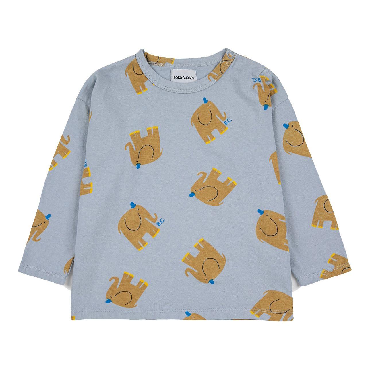Baby The Elephant All Over Long Sleeve T-Shirt