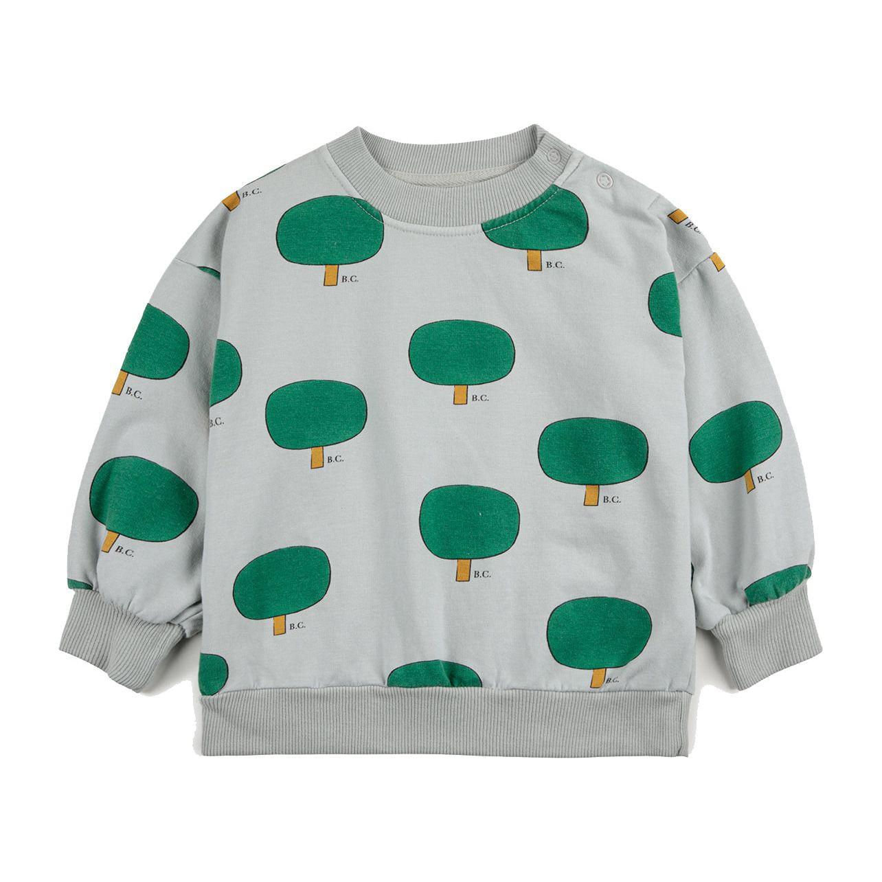 Baby Green Tree All Over Sweatshirt