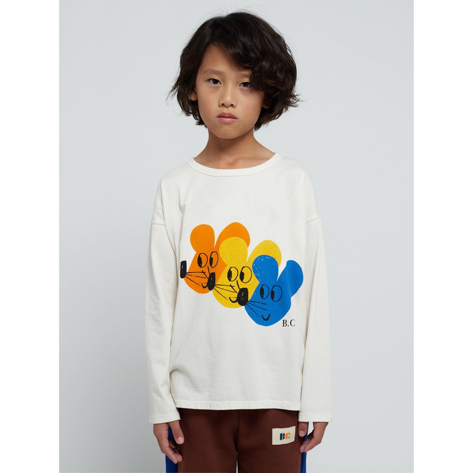 Multicolor Mouse Long Sleeve T-Shirt