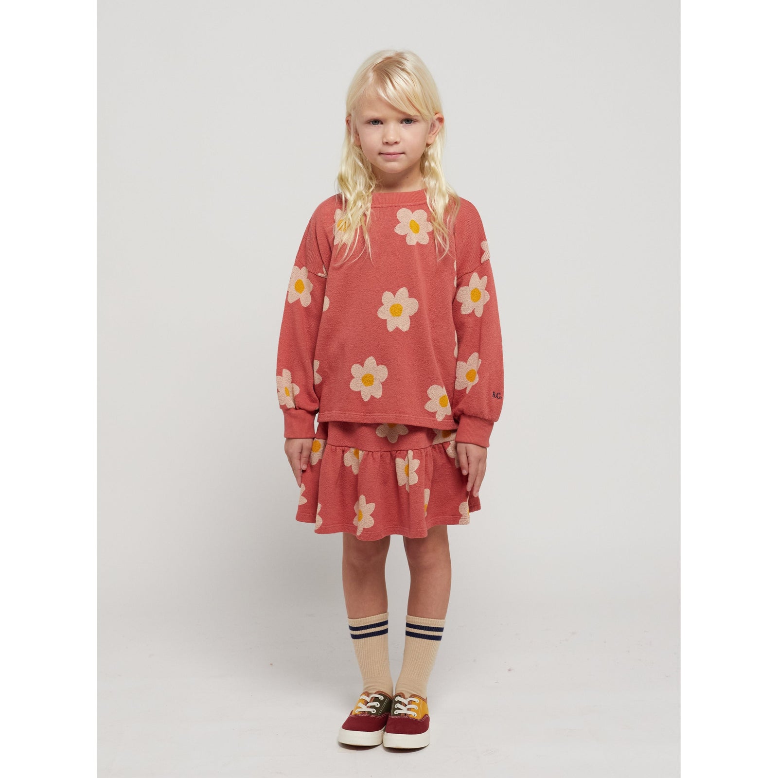 Big Flower All Over Sweatshirt