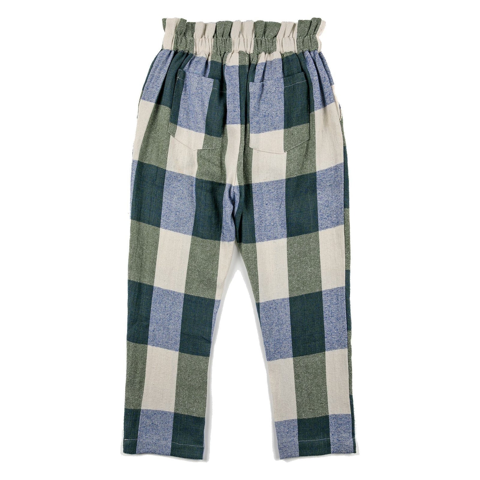 Plaid Check Jacquard Pants