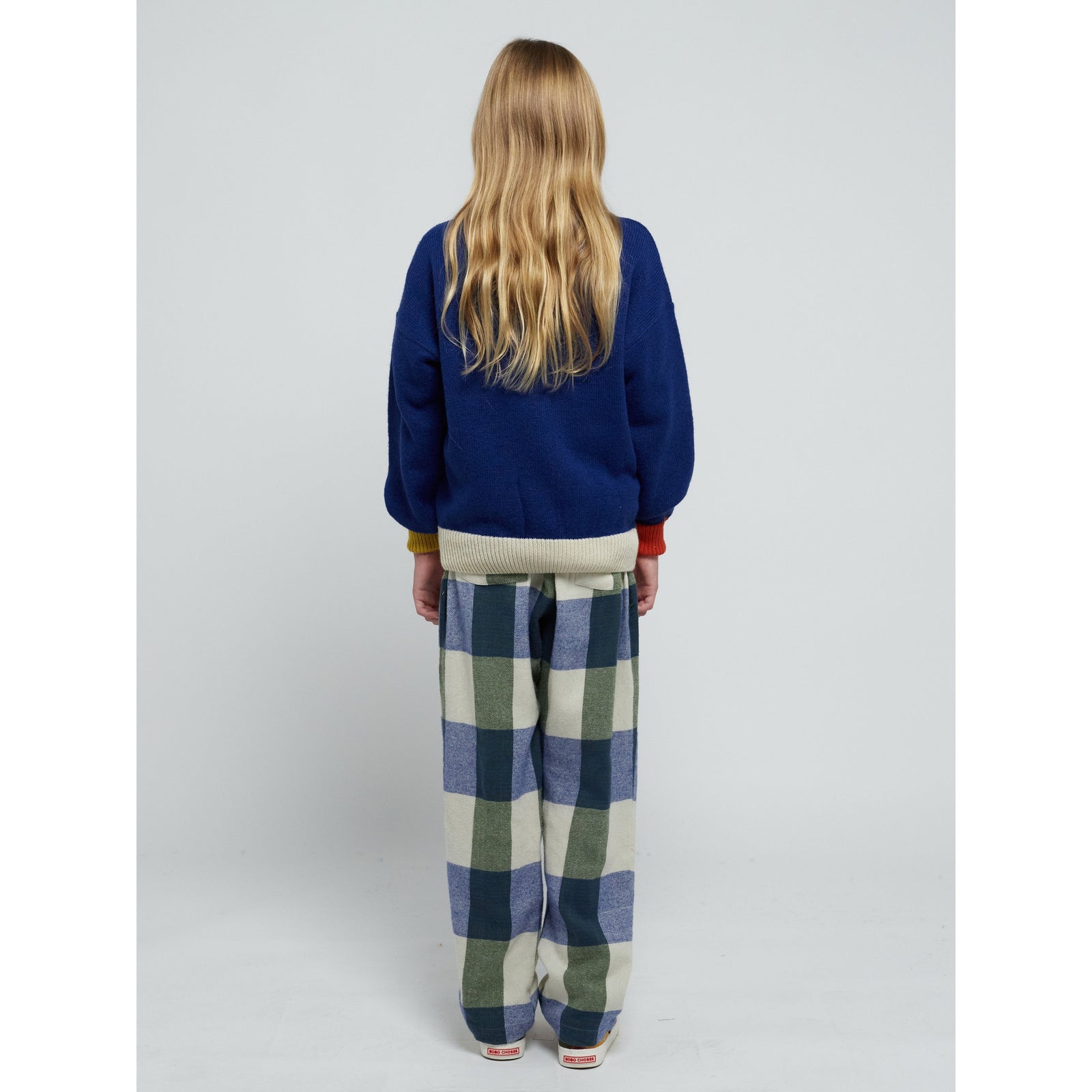 Plaid Check Jacquard Pants