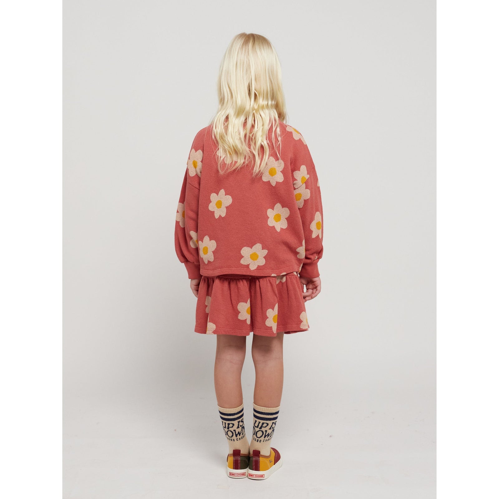 Retro Flowers All Over Skirt