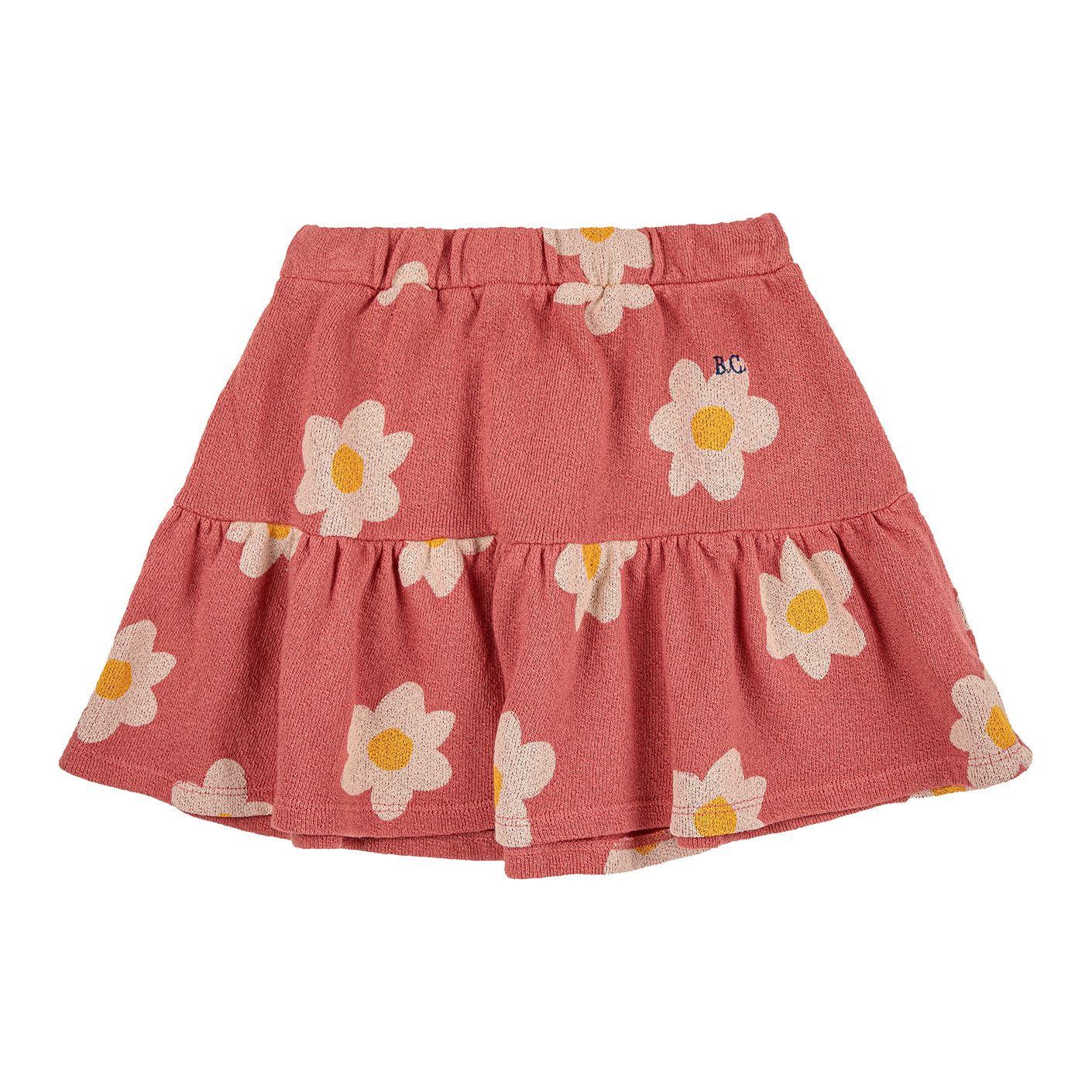 Retro Flowers All Over Skirt