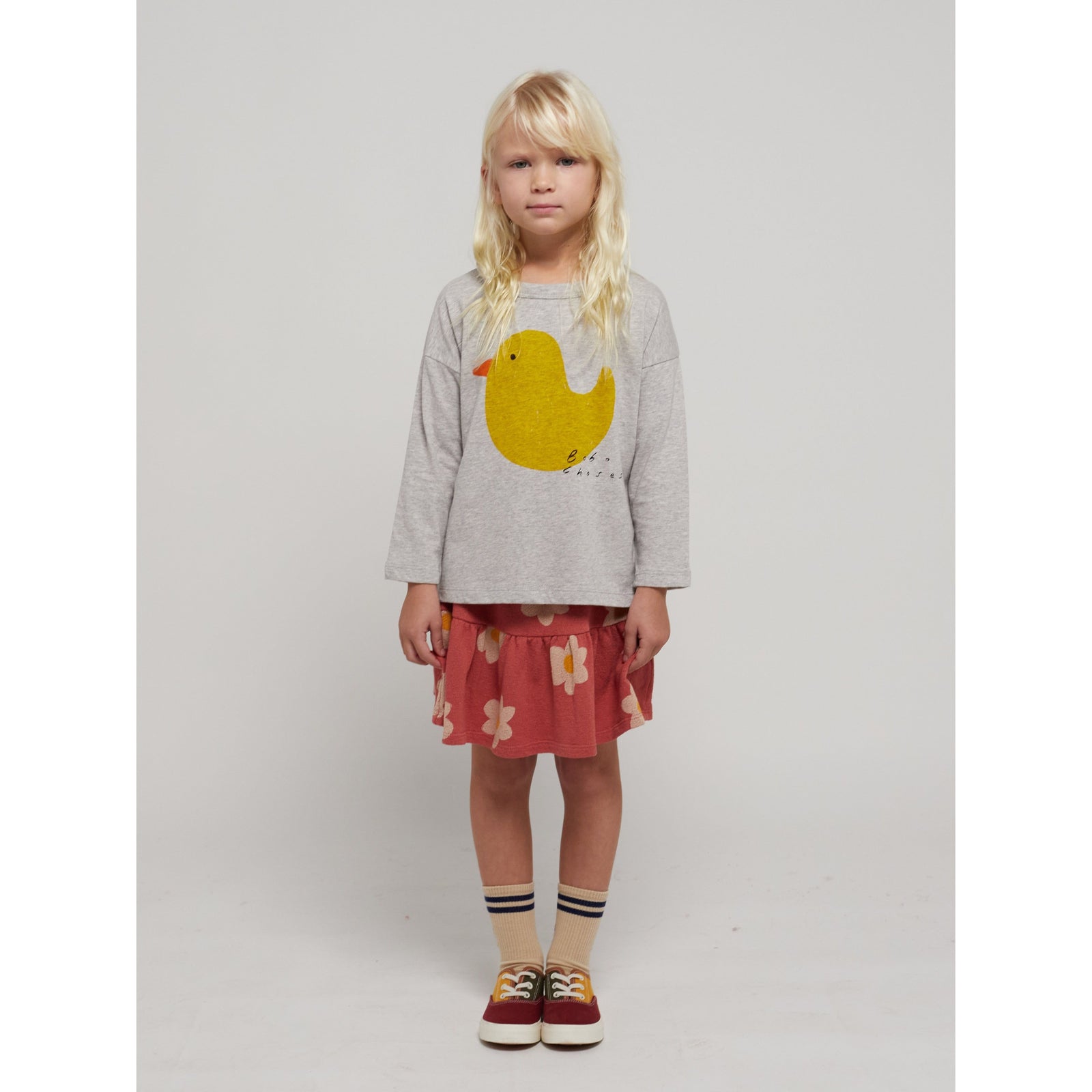 Retro Flowers All Over Skirt