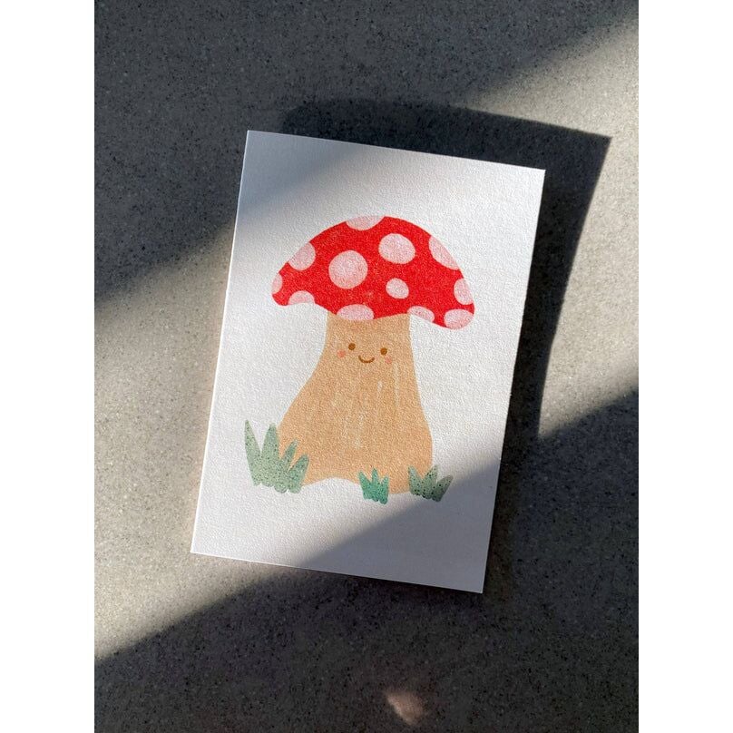 Mushroom Mini Card