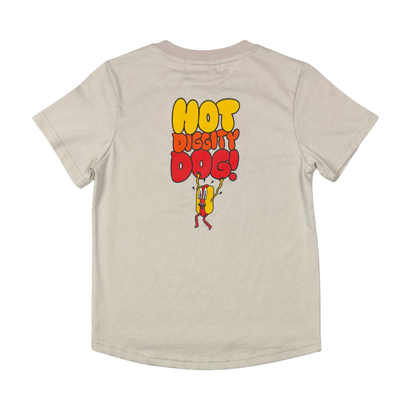 Ivory Hotdog Tee
