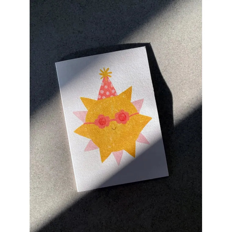 Sunshine Mini Card - Cute Greeting Card