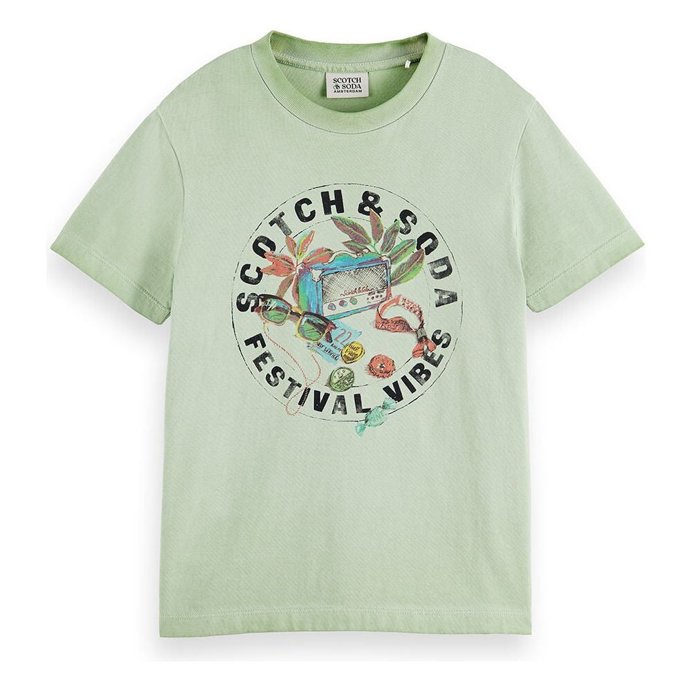 Relaxed-Fit Artwork T-Shirt - Light Military