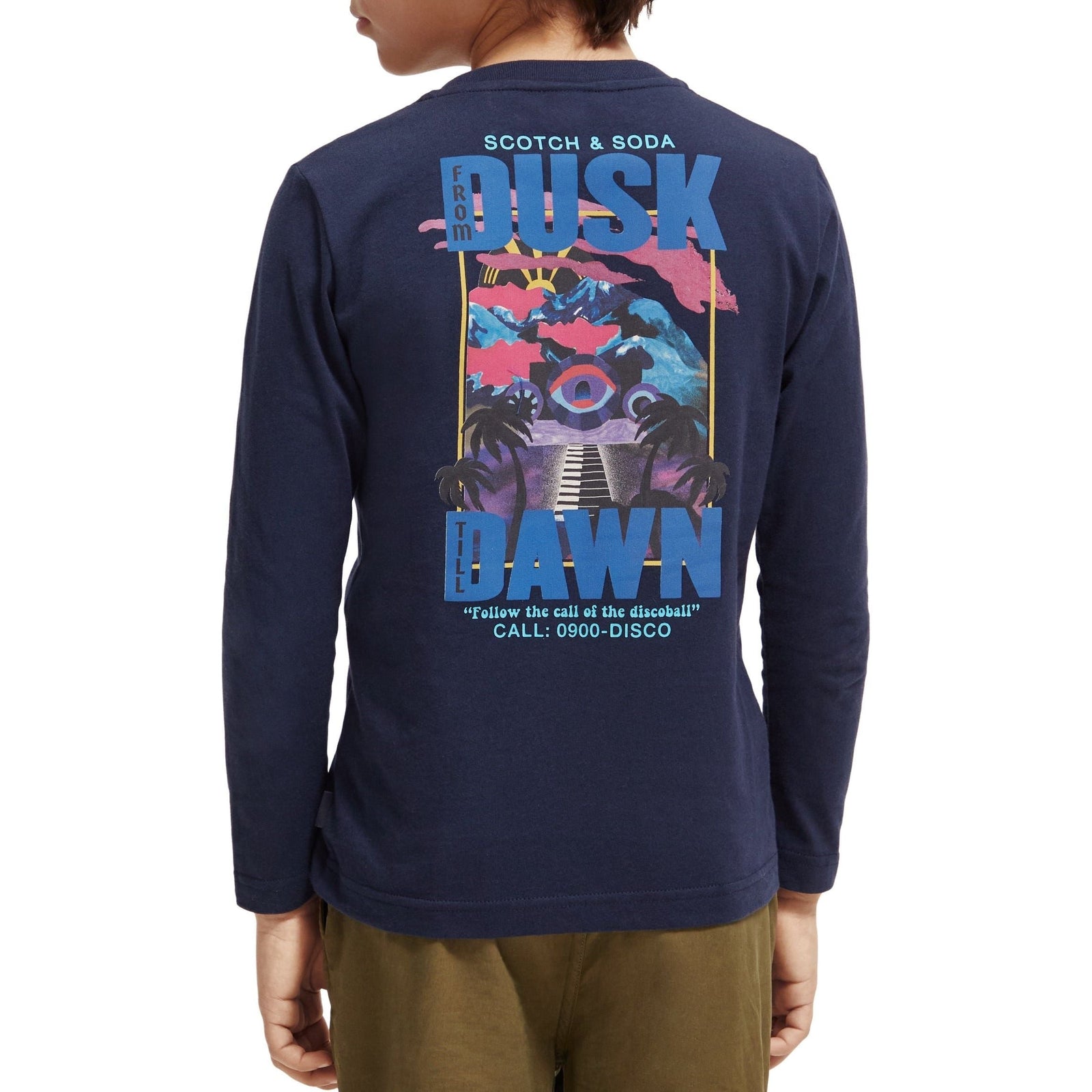 Long-Sleeved Artwork T-Shirt - Night