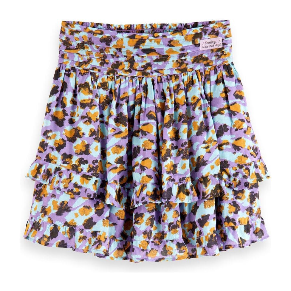 Tiered Mini Skirt