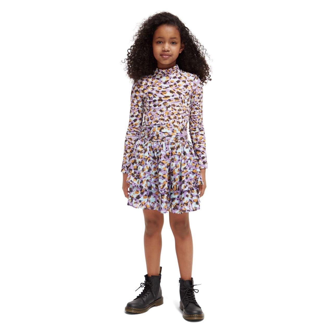 Tiered Mini Skirt