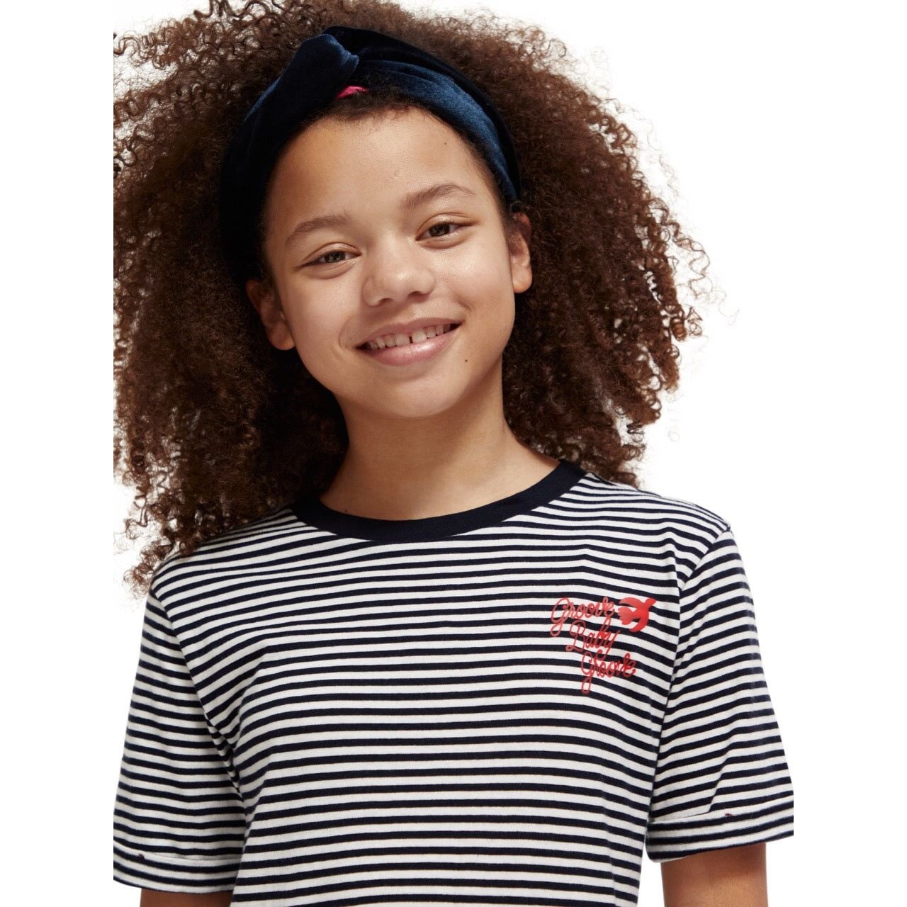 Tiered Striped Mini Dress