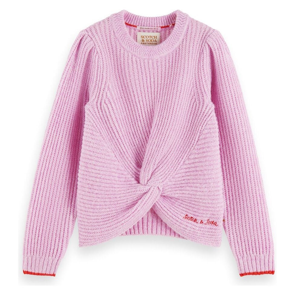 Relaxed-Fit Knotted Sweater
