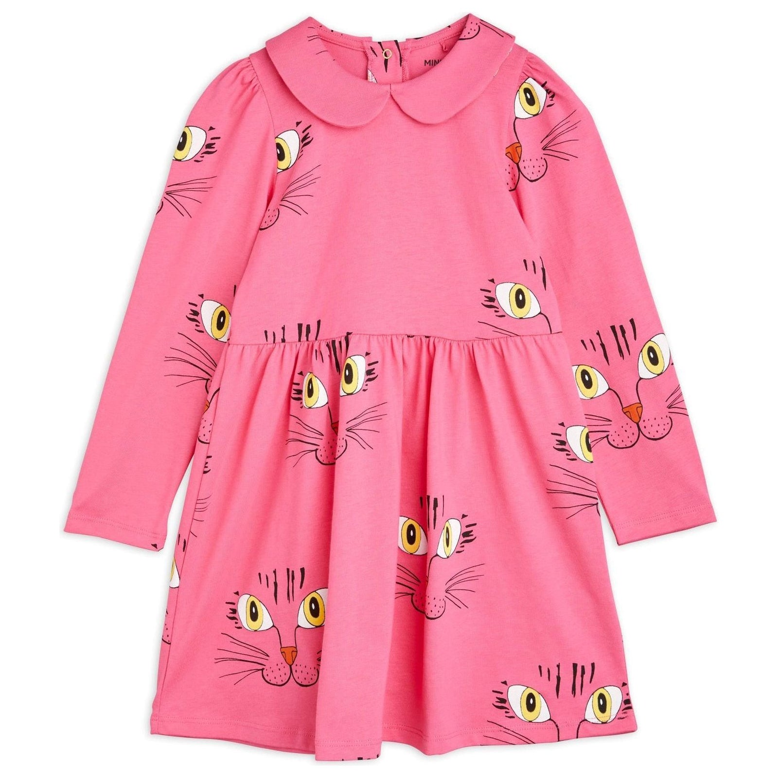 Cat Face Aop Ls Dress