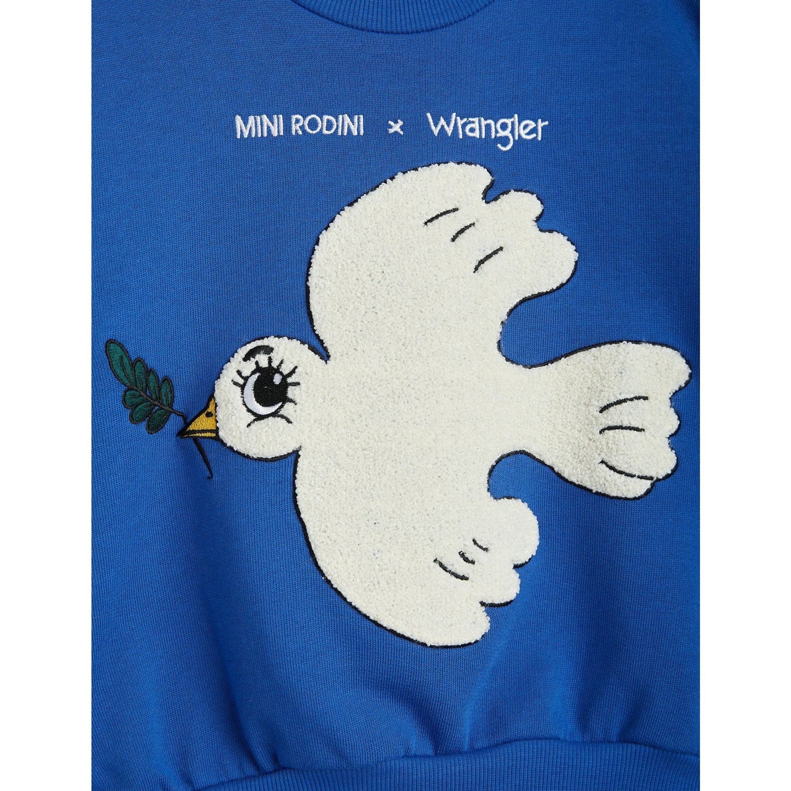 Peace Dove Chenille Sweatshirt - Blue