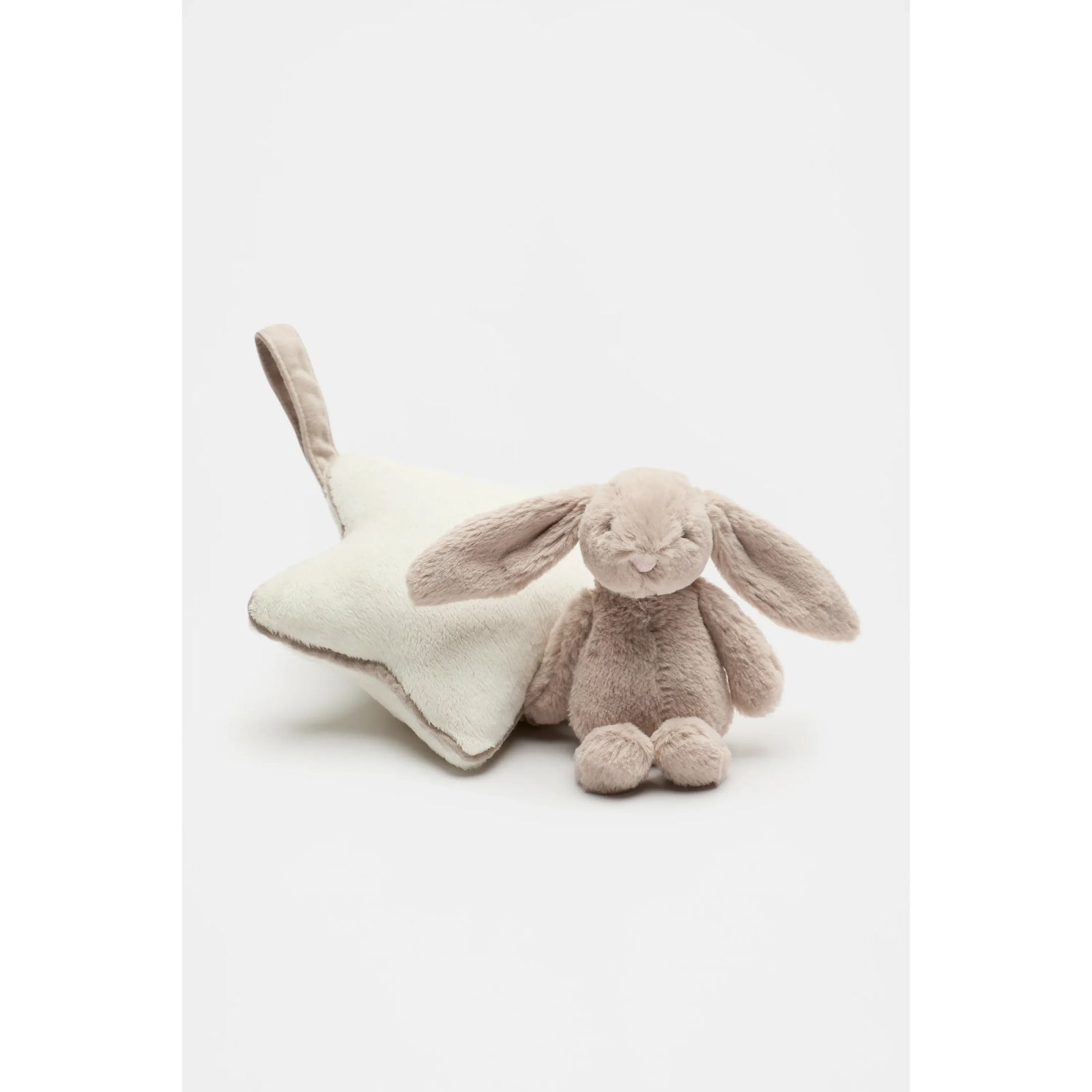 Bashful Beige Bunny Musical Pull