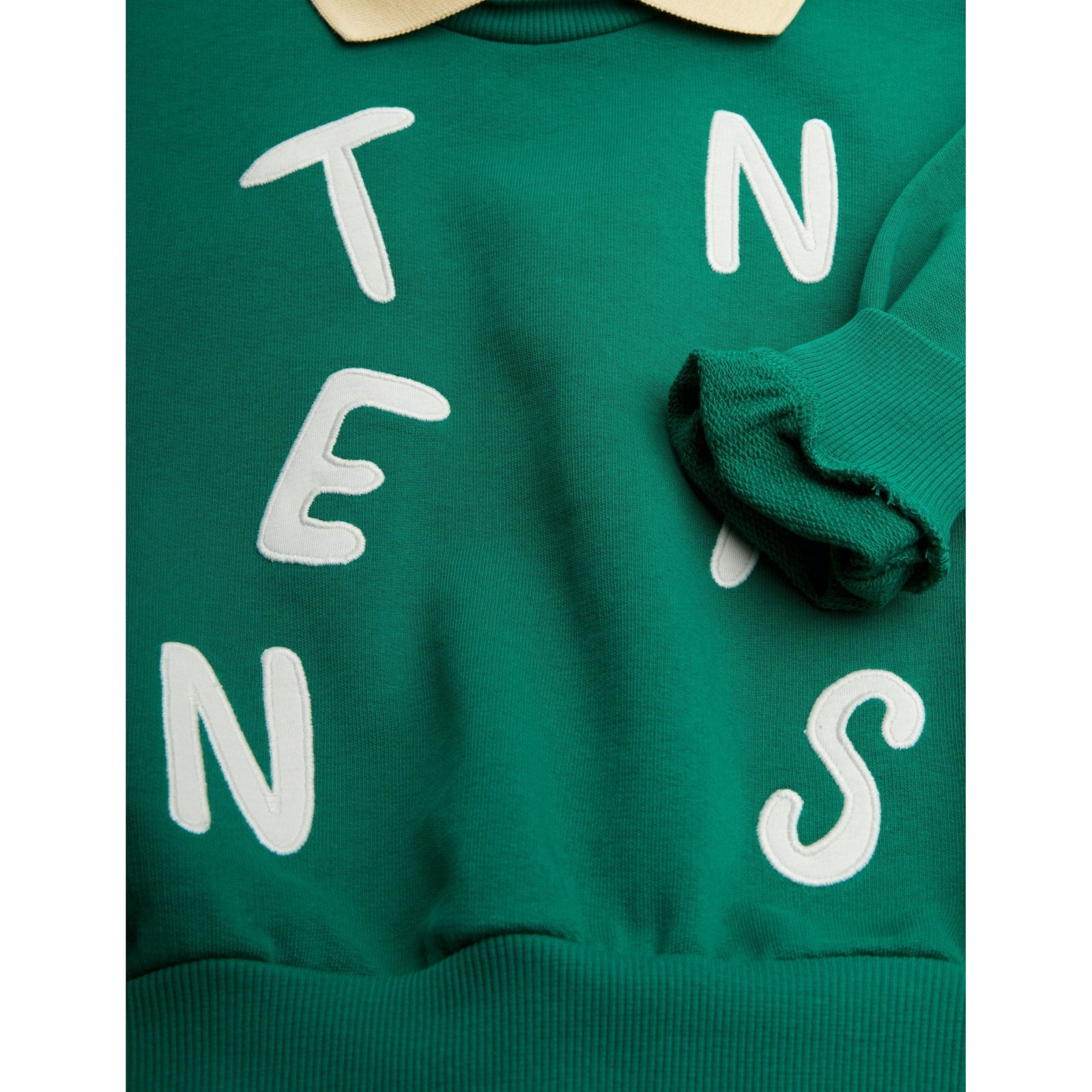 Tennis Application Collar Sweatshirt