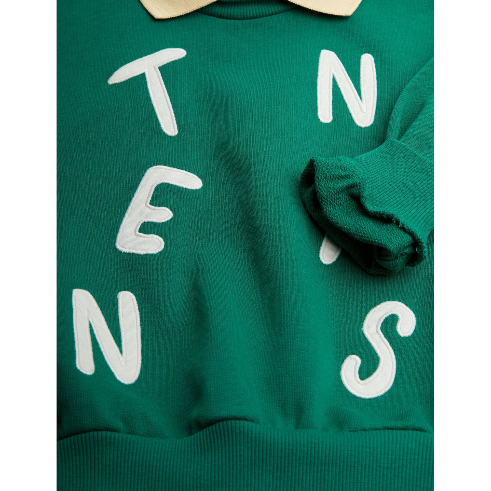 Tennis Application Collar Sweatshirt