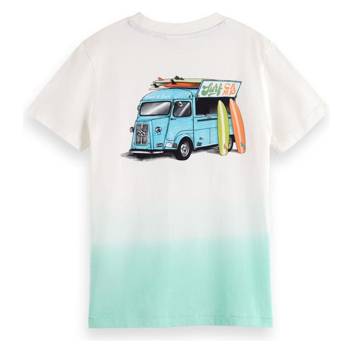 Relaxed-Fit Dip-Dyed T-Shirt - Tropical Mint