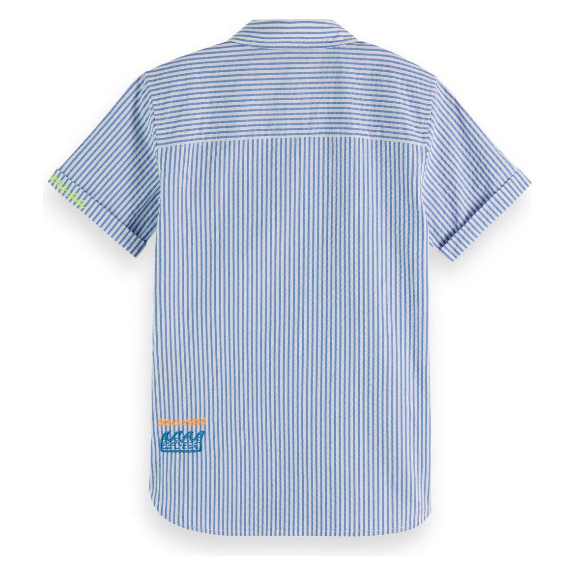Seersucker Short Sleeved Shirt