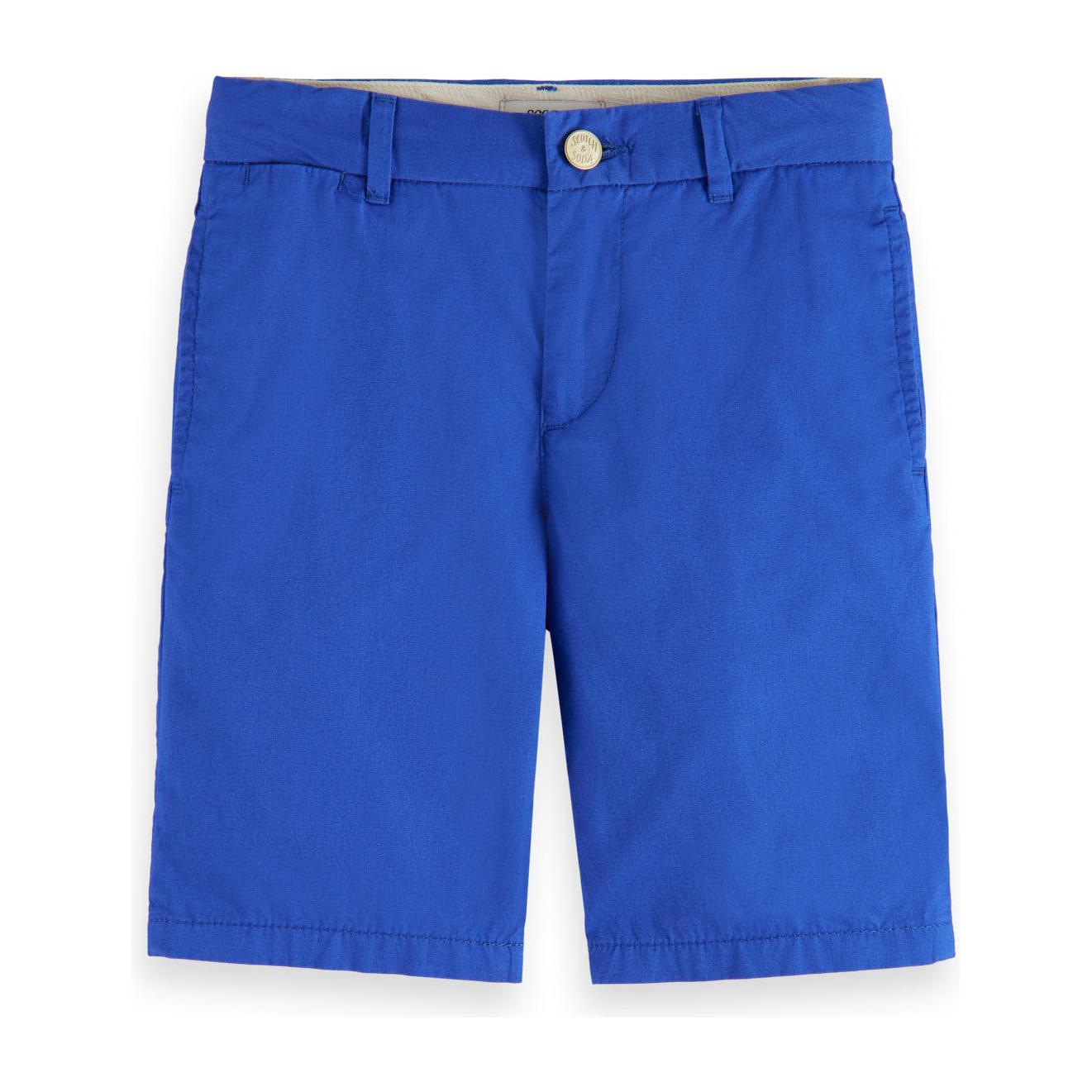 Longer-Length Chino Shorts - Harbour Blue