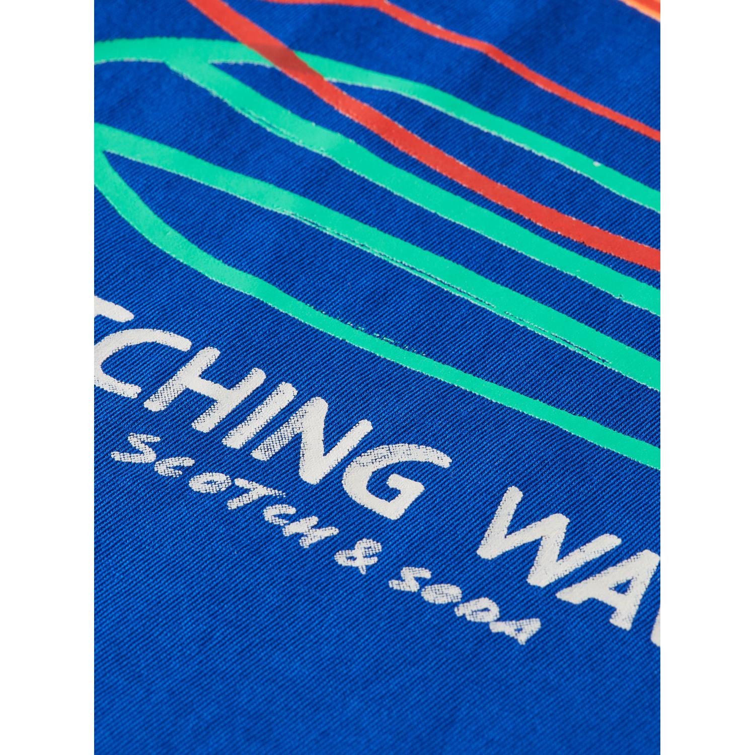 Relaxed-Fit Artwork T-Shirt - Boat Blue