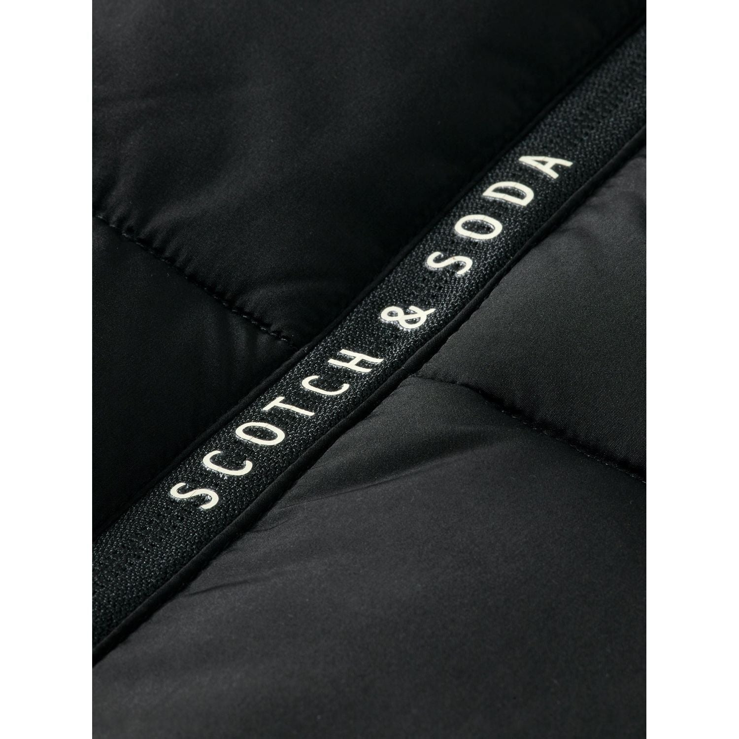 Hooded Puffer Jacket - Black