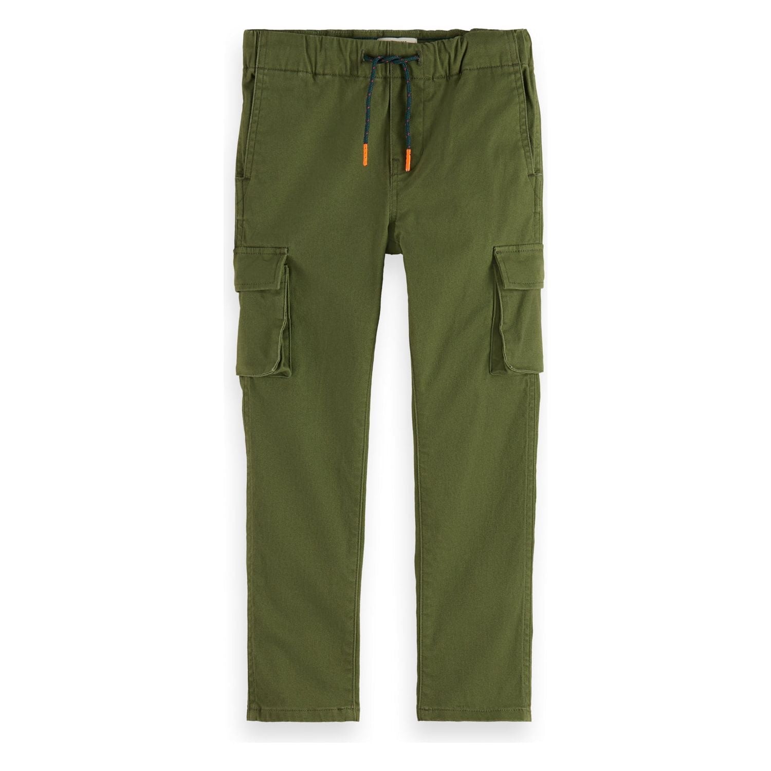 Loose Tapered Fit Cargo Pants - Military