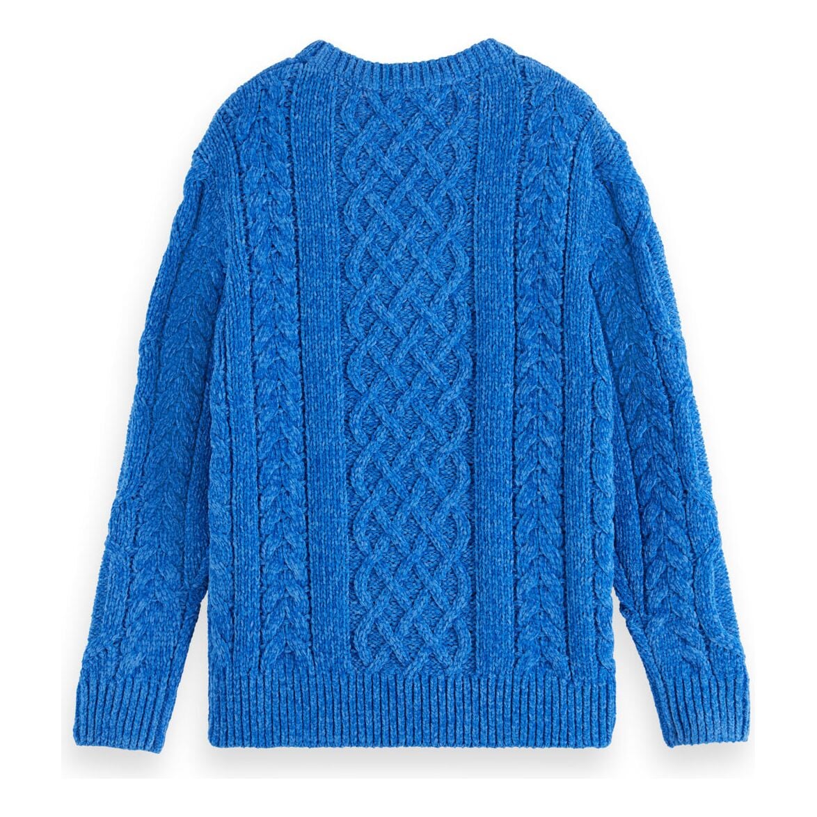 Chenille Knit Pullover - Bookclub Blue