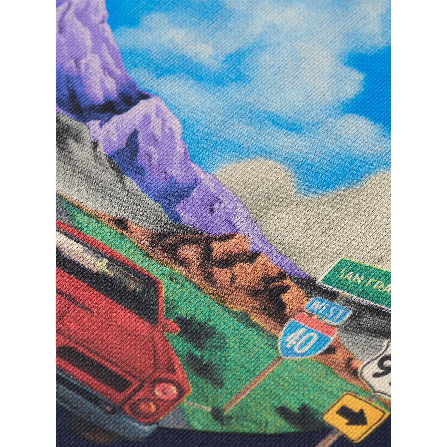 Regular Fit Artwork Sweatshirt - Night