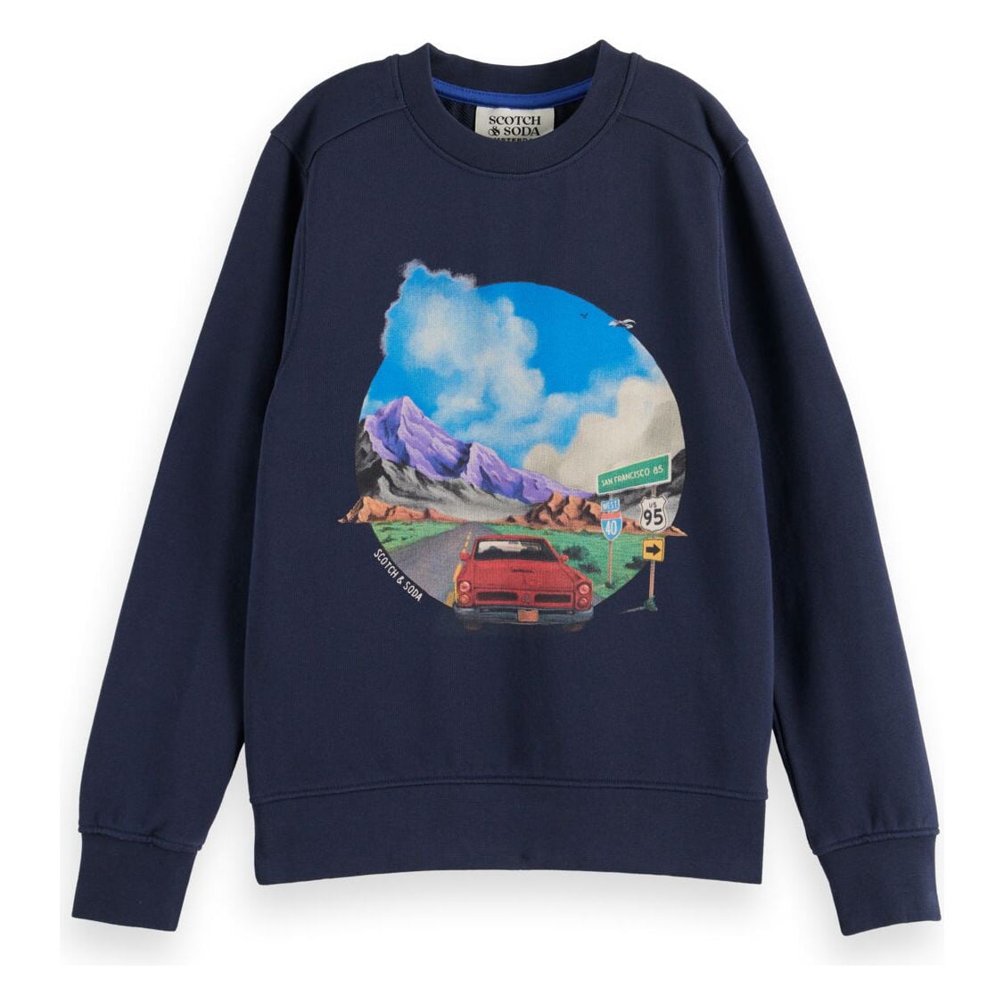 Regular Fit Artwork Sweatshirt - Night