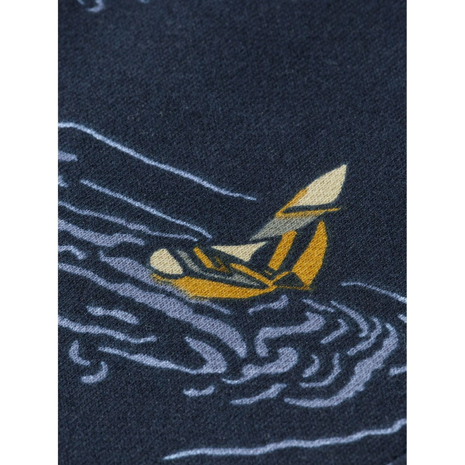 Printed Sweatshorts - Sailboats Night