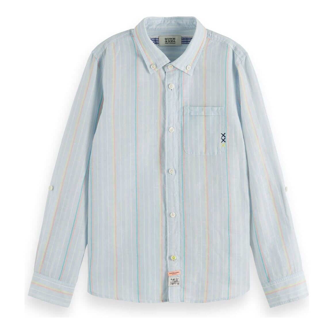 Regular-Fit Yarn-Dyed Stripe Shirt