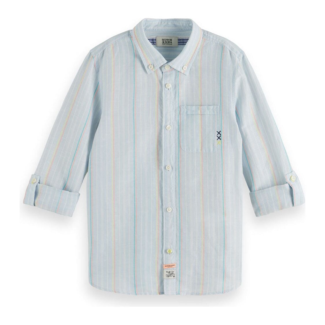 Regular-Fit Yarn-Dyed Stripe Shirt