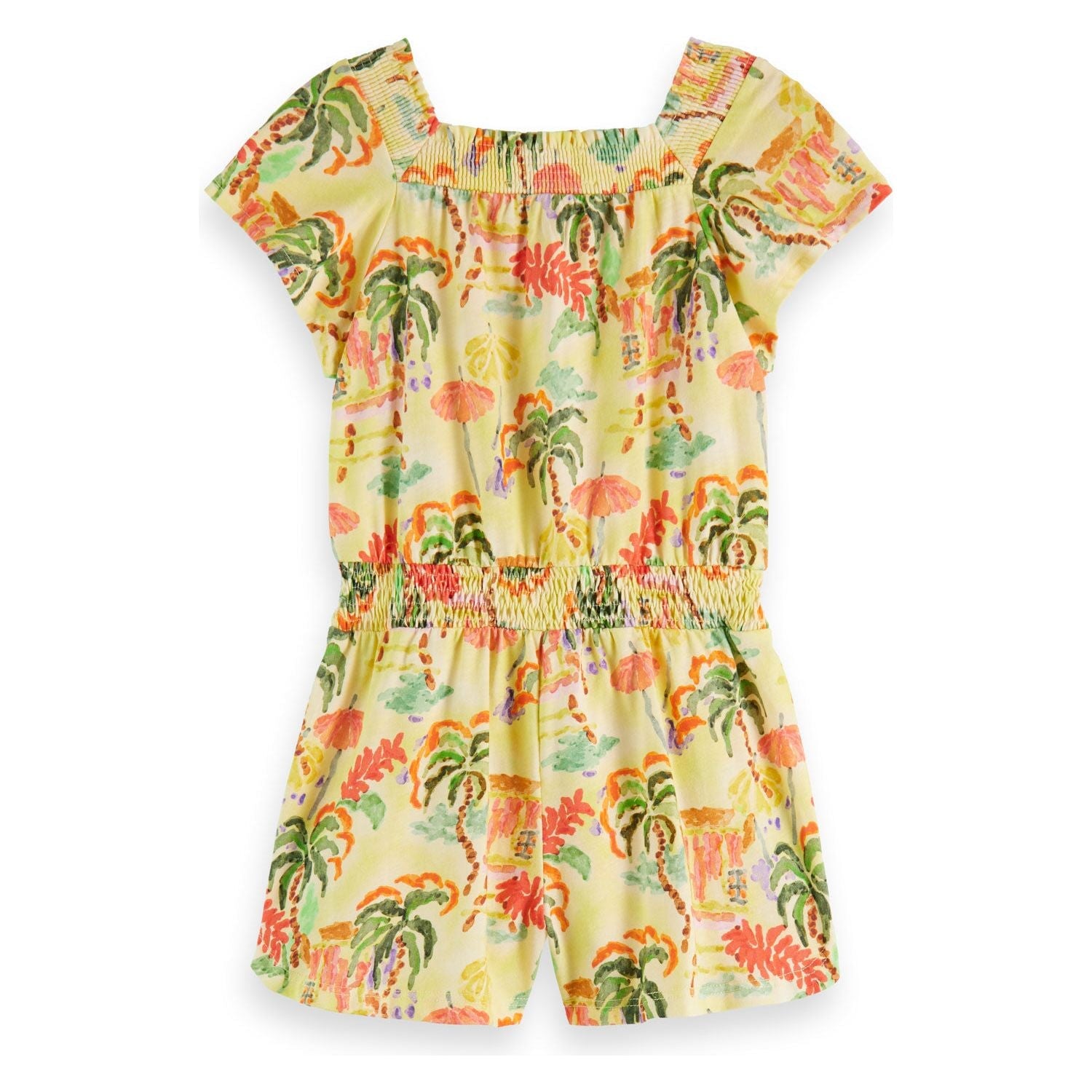 Printed Jersey Playsuit - Sunshine Surf