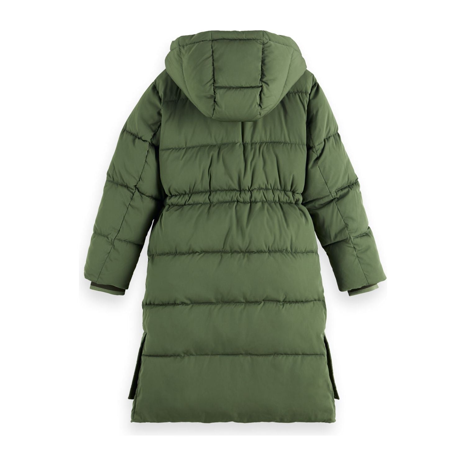 Long Puffer Jacket - Pine Green