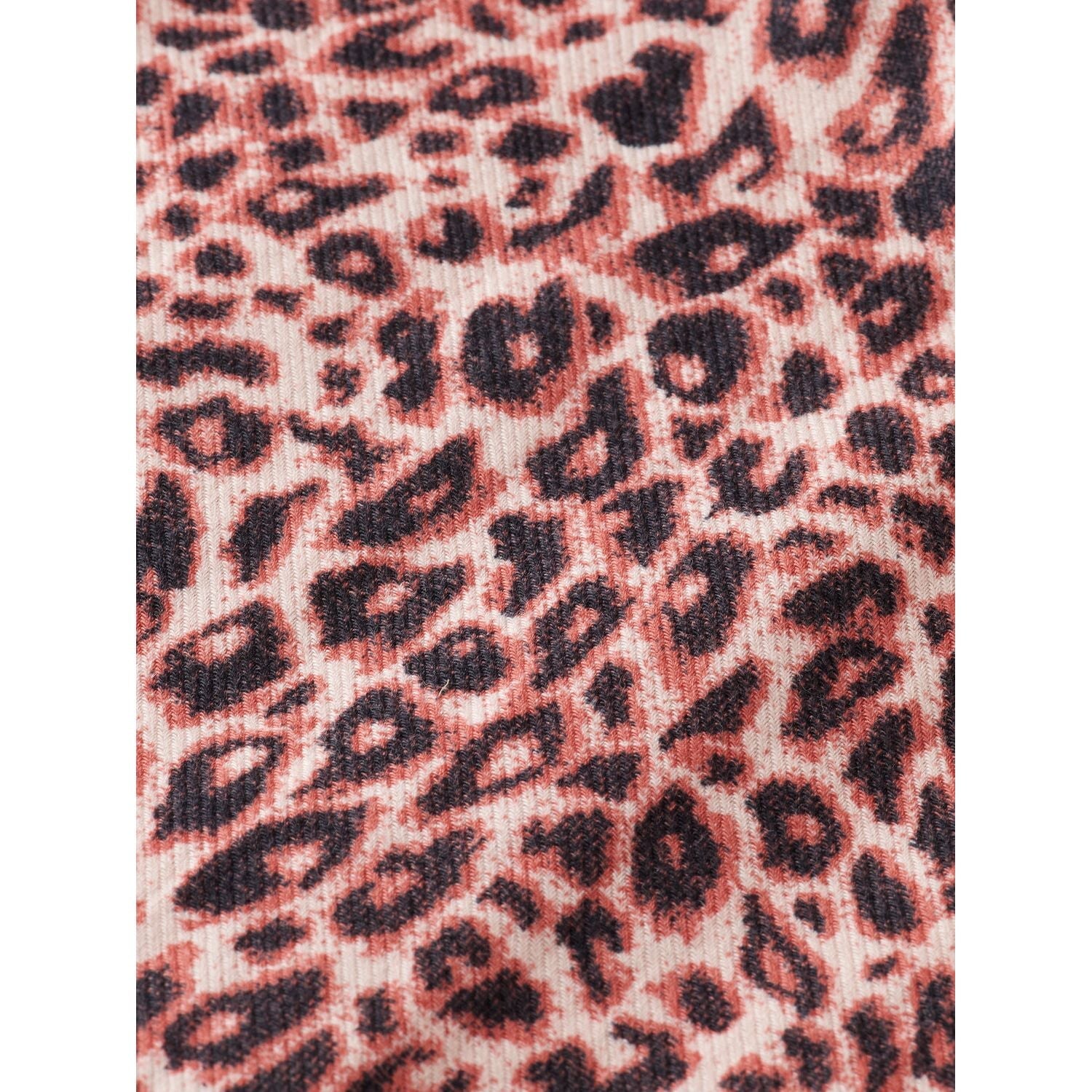 Printed Shirt Dress - Mini Leopard