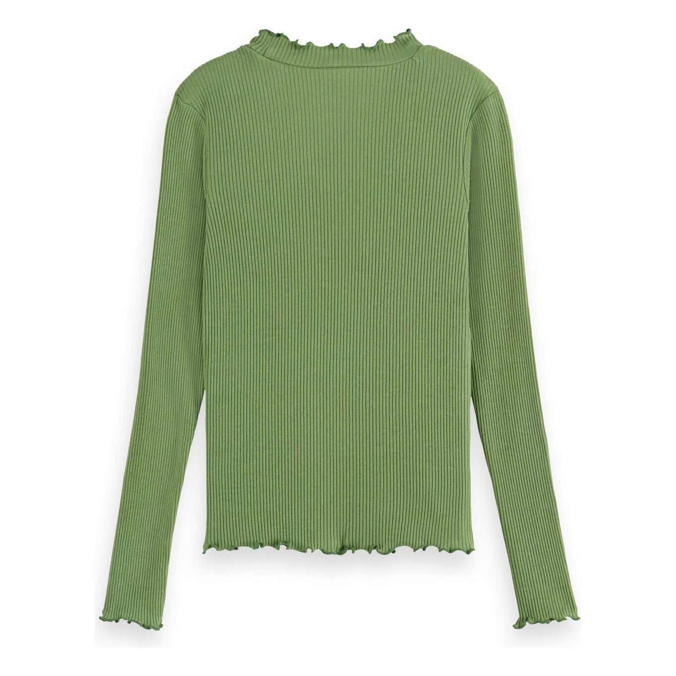 Long Sleeved Ribbed Top - Fresh Military