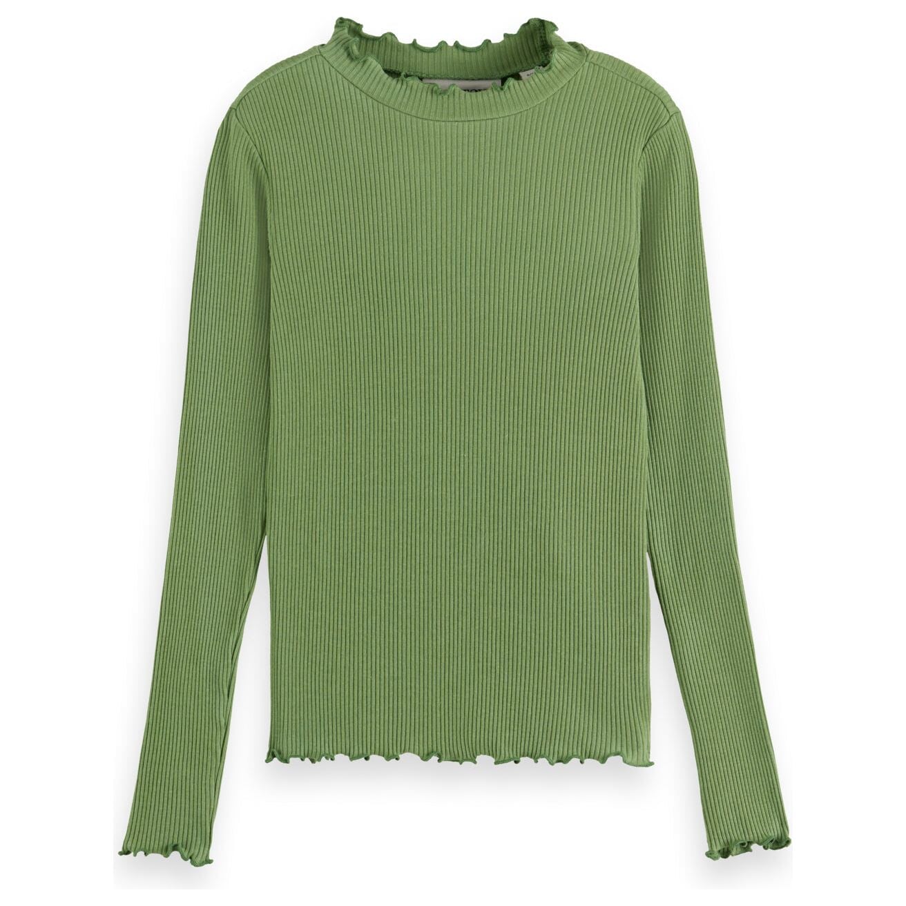 Long Sleeved Ribbed Top - Fresh Military