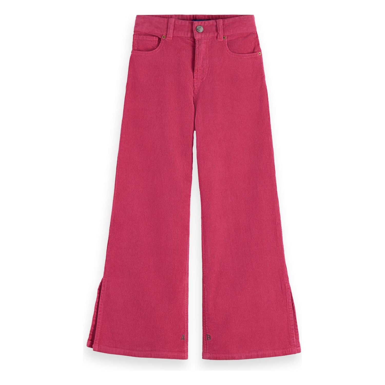 Wave Corduroy Wide Leg Pants