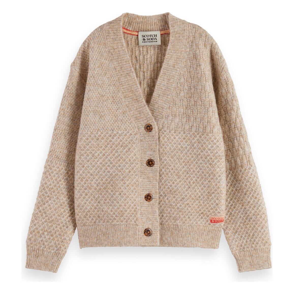 Melange Cardigan - Oatmeal
