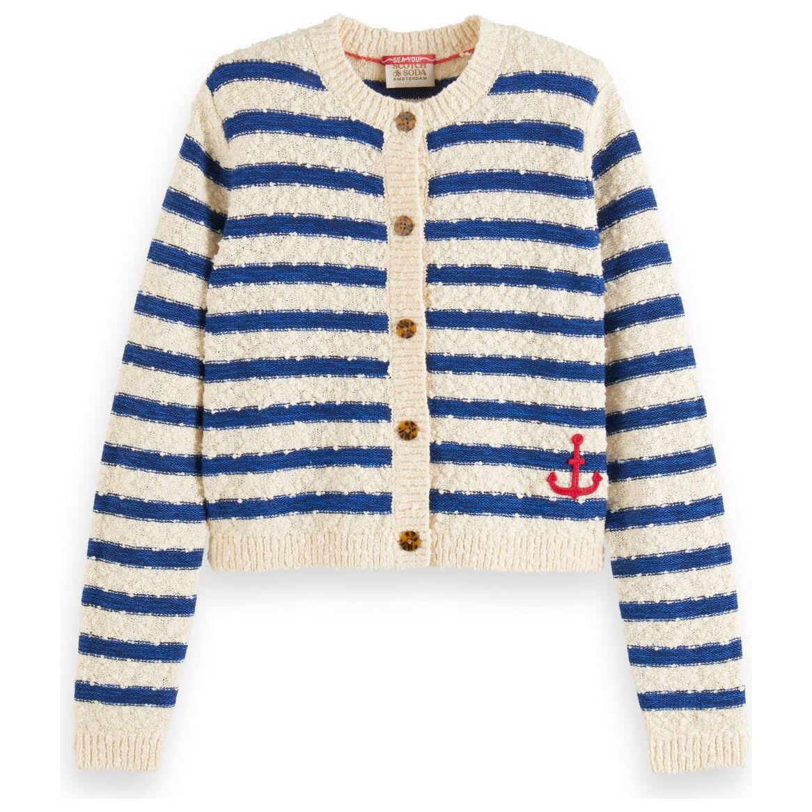 Striped Nautical Cardigan