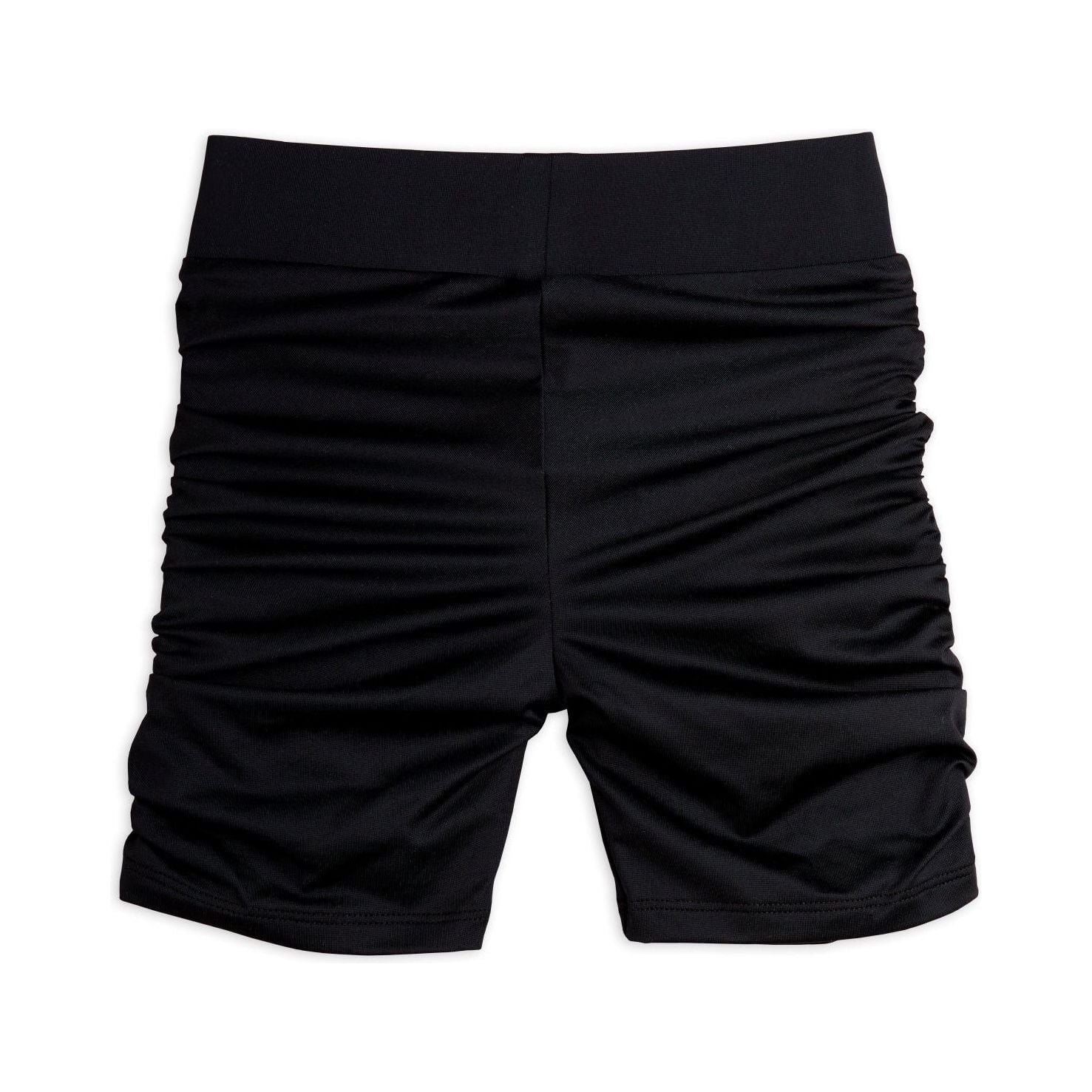 Draped Sporty Bike Shorts