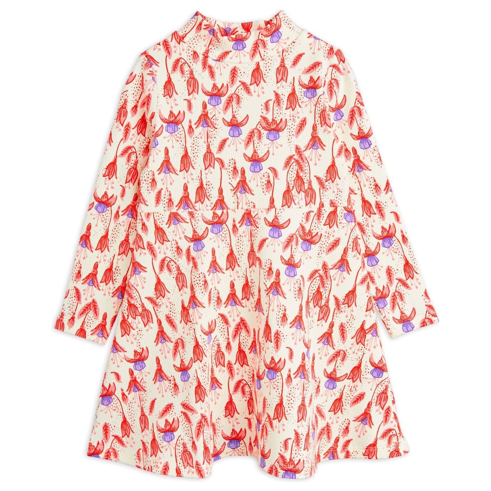 Fuchsia Aop Ls Dress